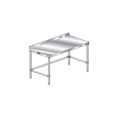 Aero Aero Manufacturing Workbench, 14 Ga. 304 Series Stainless, 2-3/4" Backsplash, 60"Wx24"D 2TSSX-2460